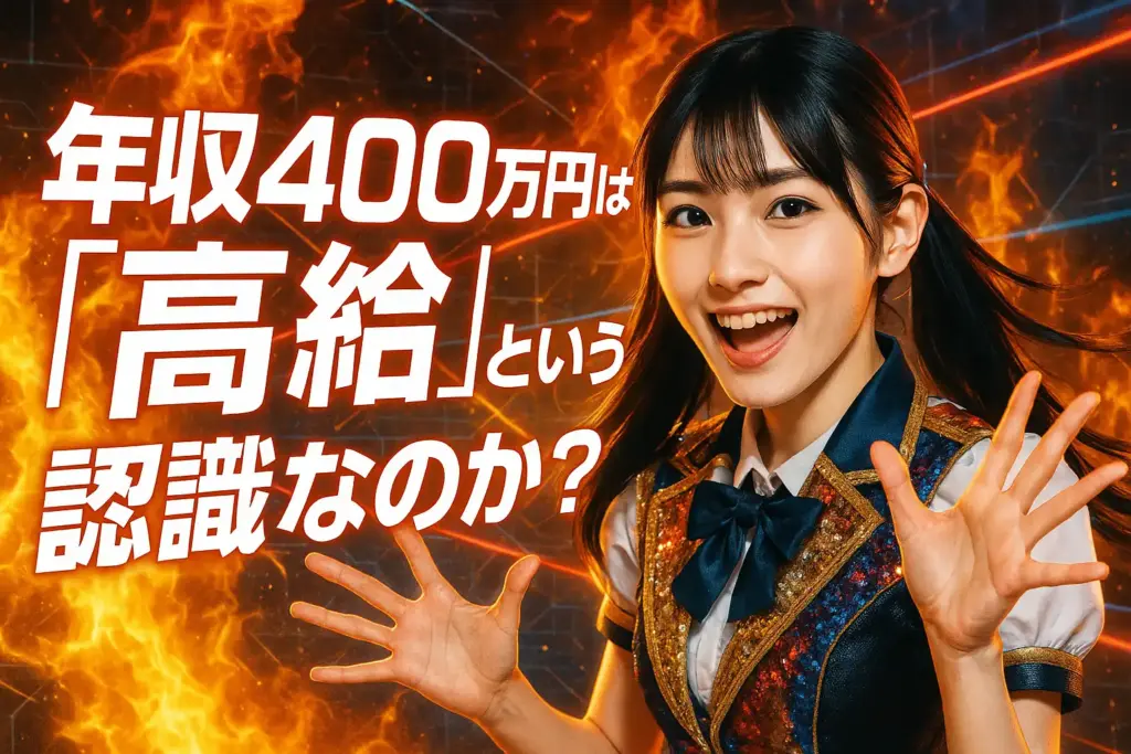 年収400万円は"高給"という認識なのか?