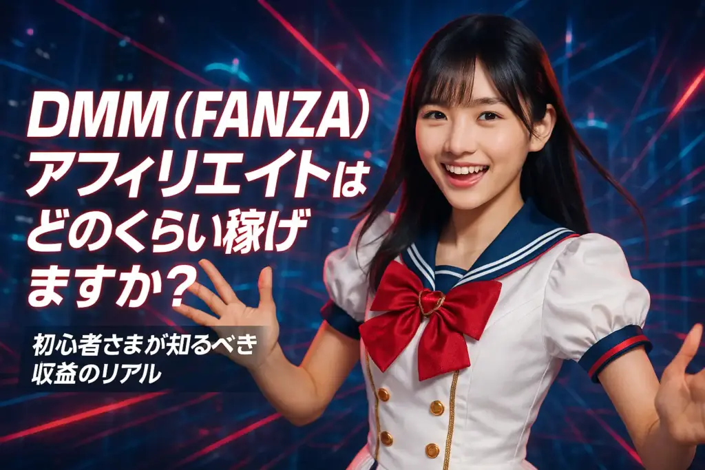 DMM（FANZA）アフィリエイトはどのくらい稼げますか？｜初心者さまが知るべき収益のリアル