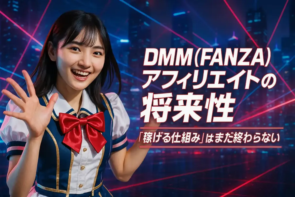 DMM(FANZA)アフィリエイトの将来性|「稼げる仕組み」はまだ終わらない
