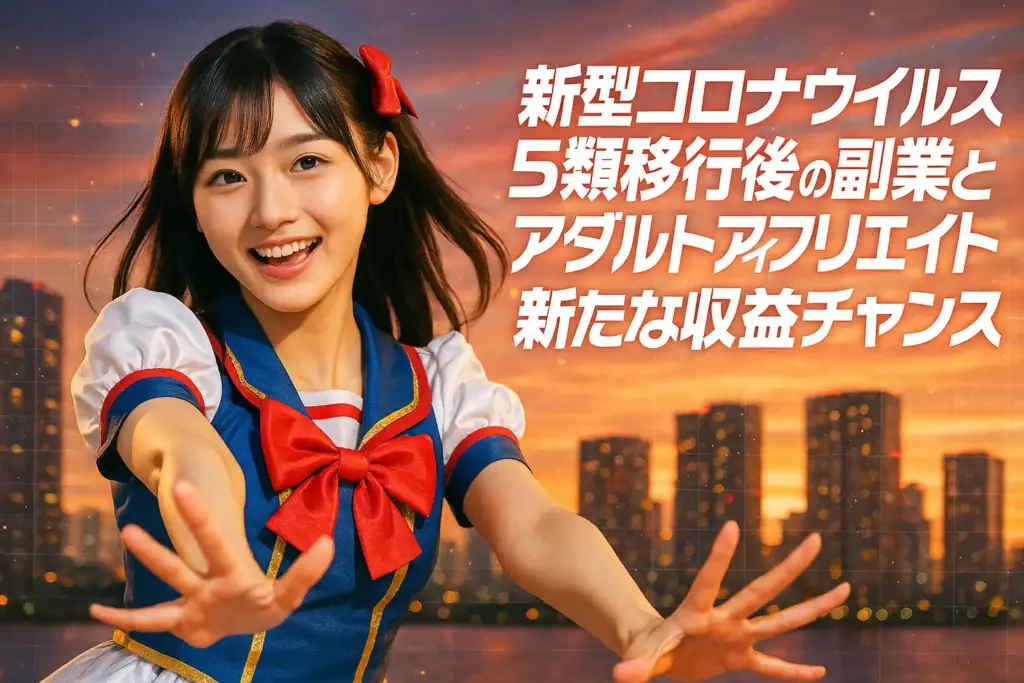 新型コロナウイルス5類移行後の副業とアダルトアフィリエイト|新たな収益チャンス