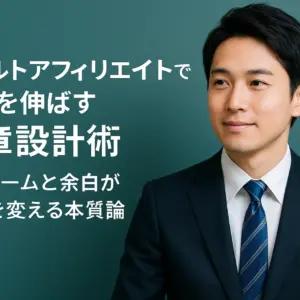 アダルトアフィリエイトで成果を伸ばす文章設計術｜ボリュームと余白が印象を変える本質論