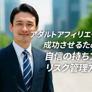 アダルトアフィリエイトを成功させるための自信の持ち方とリスク管理方法