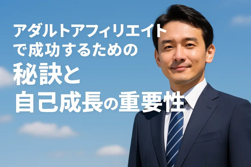 アダルトアフィリエイトで成功するための秘訣と自己成長の重要性