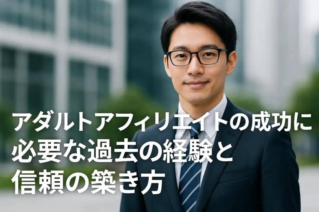 アダルトアフィリエイトの成功に必要な過去の経験と信頼の築き方