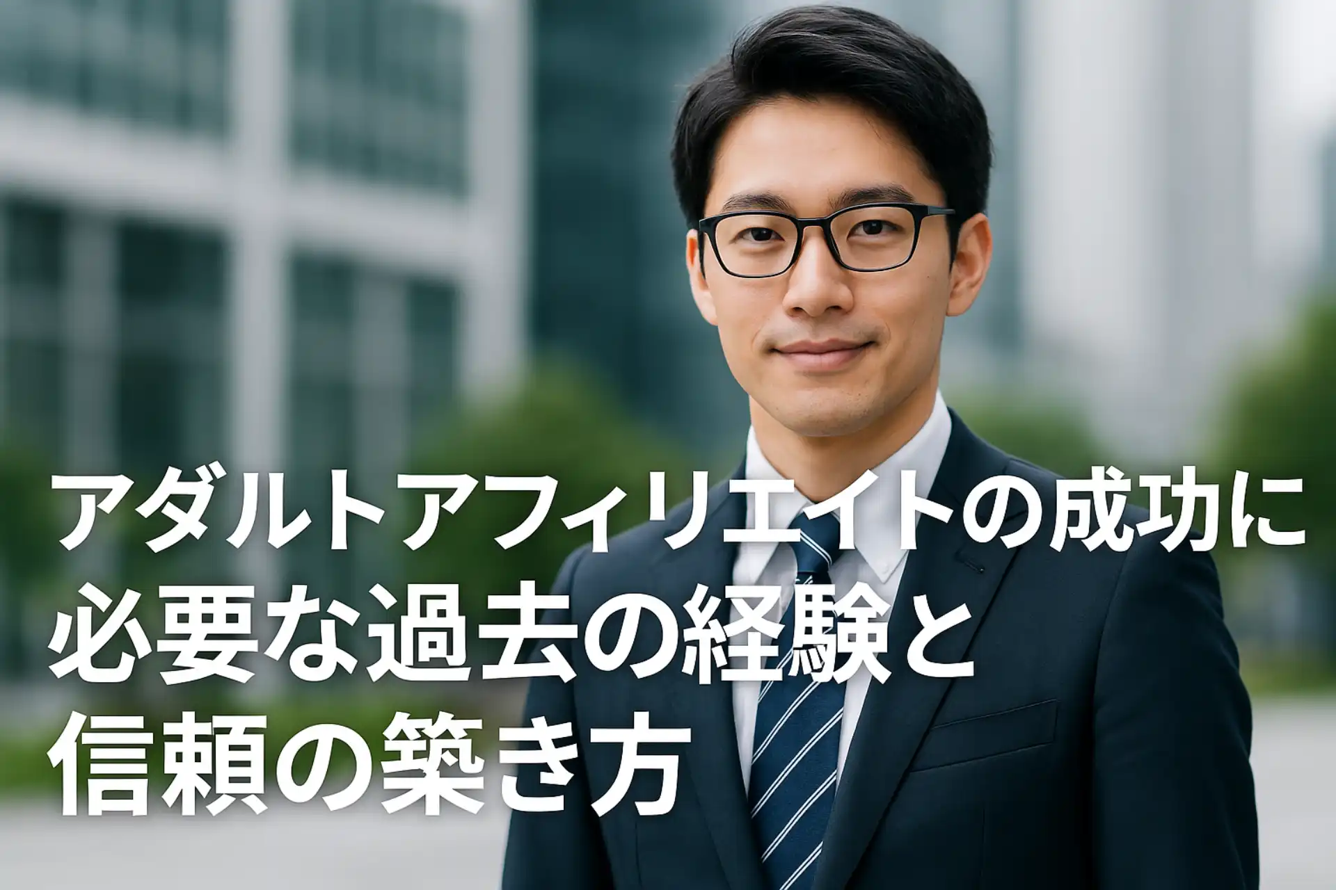 アダルトアフィリエイトの成功に必要な過去の経験と信頼の築き方