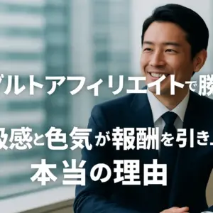 アダルトアフィリエイトで勝つ極意：高級感と色気が報酬を引き上げる本当の理由