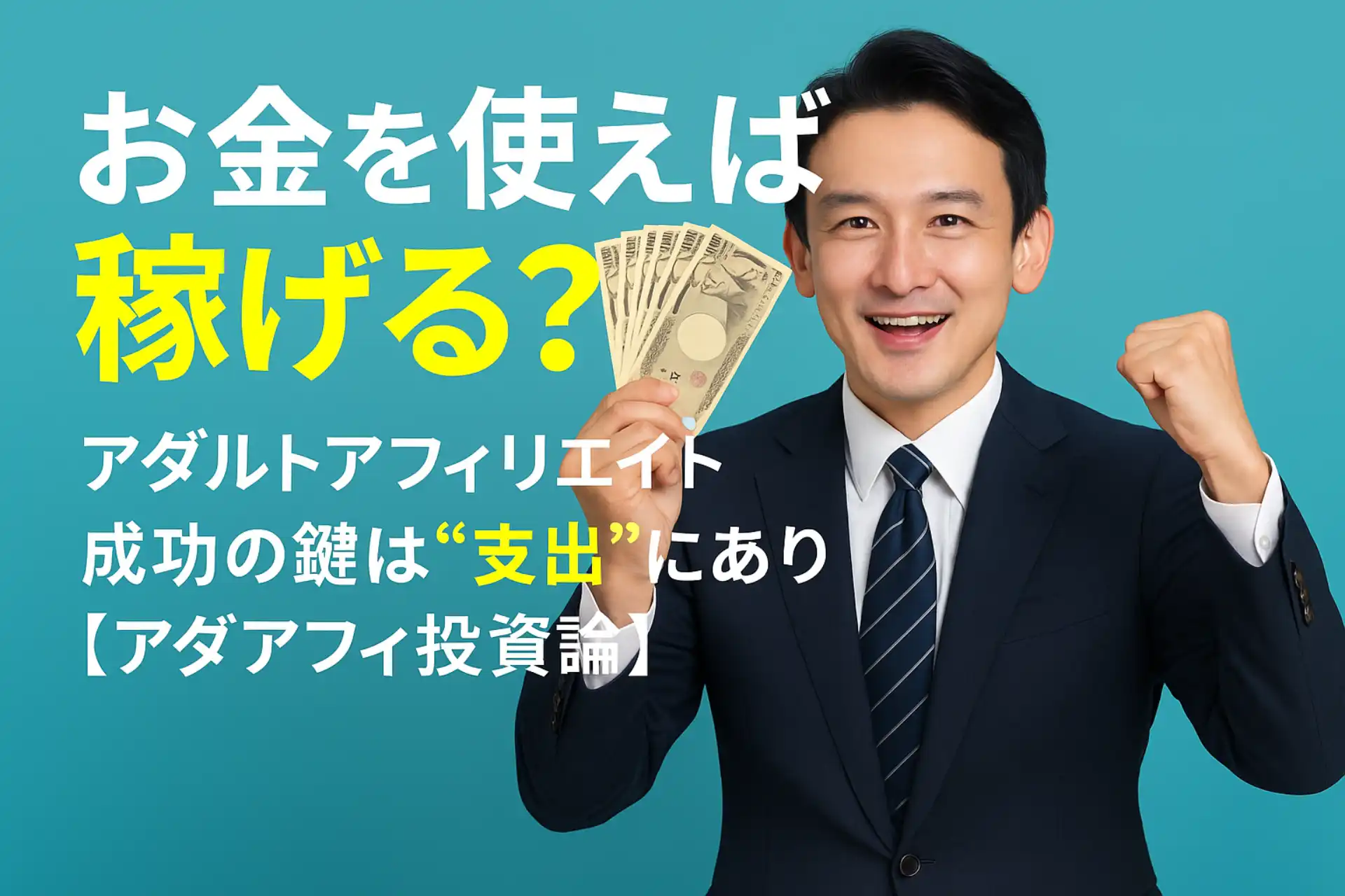 お金を使えば稼げる？アダルトアフィリエイト成功の鍵は“支出”にあり【アダアフィ投資論】