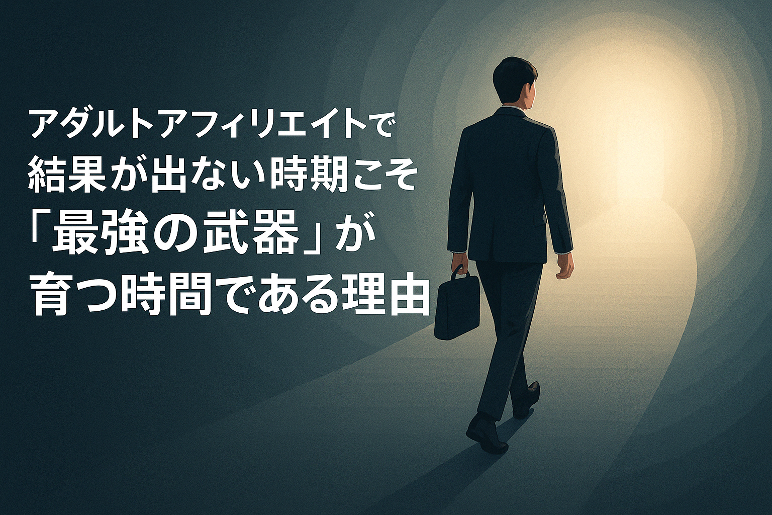 アダルトアフィリエイトで結果が出ない時期こそ「最強の武器」が育つ時間である理由