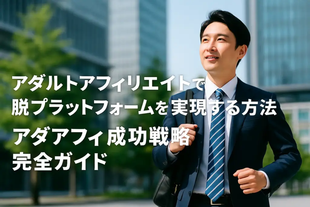 アダルトアフィリエイトで脱プラットフォームを実現する方法|アダアフィ成功戦略完全ガイド