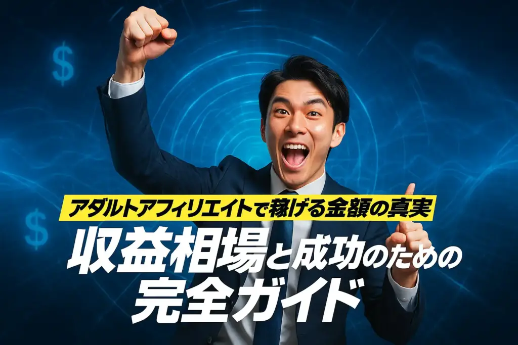 アダルトアフィリエイトで稼げる金額の真実:収益相場と成功のための完全ガイド