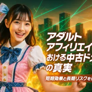 アダルトアフィリエイトにおける中古ドメインの真実｜短期効果と長期リスクを徹底考察
