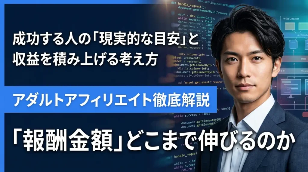 アダルトアフィリエイトで成功する人の報酬金額はどこまで伸びるのか|現実的な目安と収益を積み上げる考え方を徹底解説